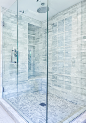 frameless shower enclosure